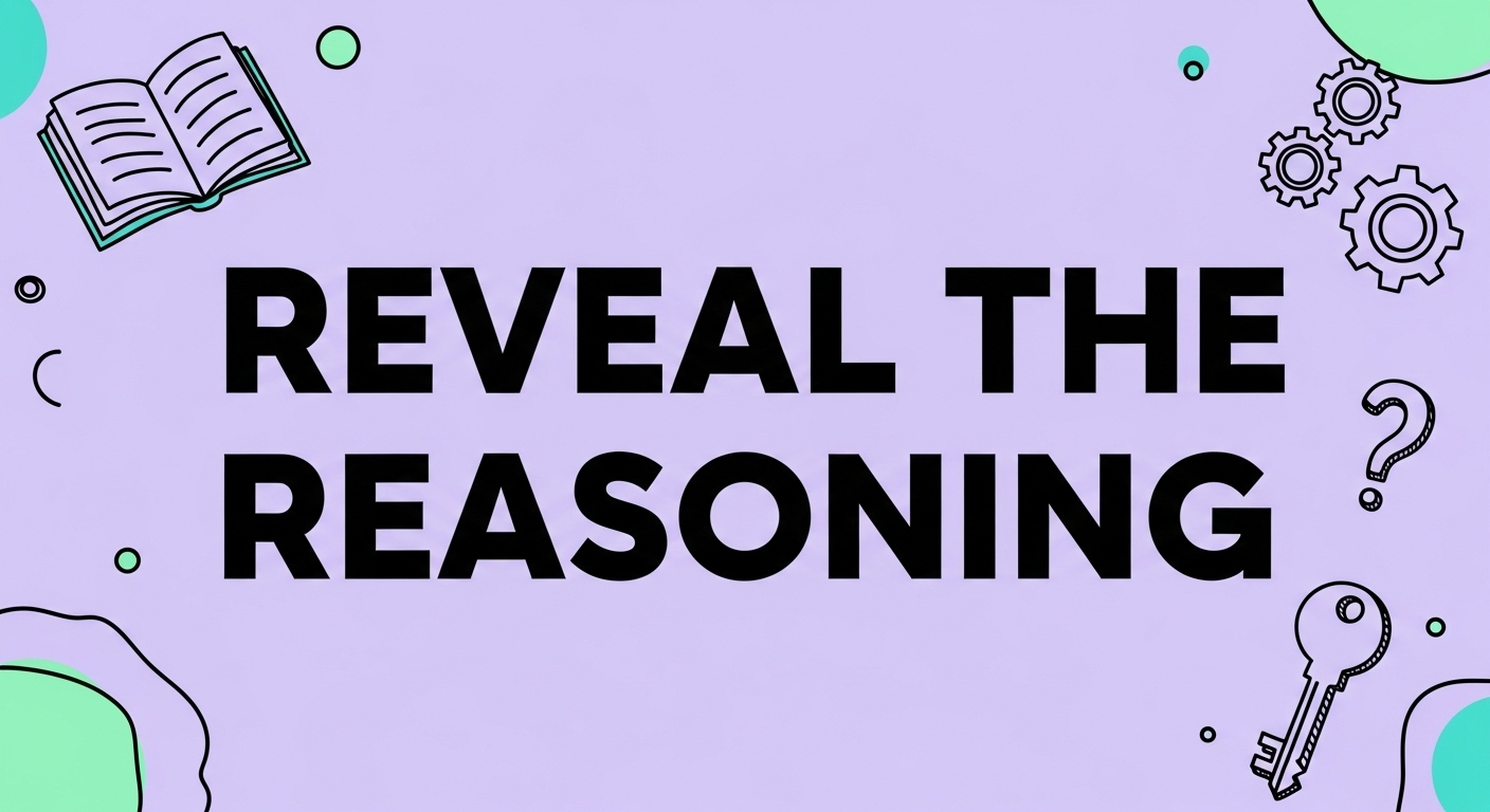 Reveal the reasoning in a few beats preview