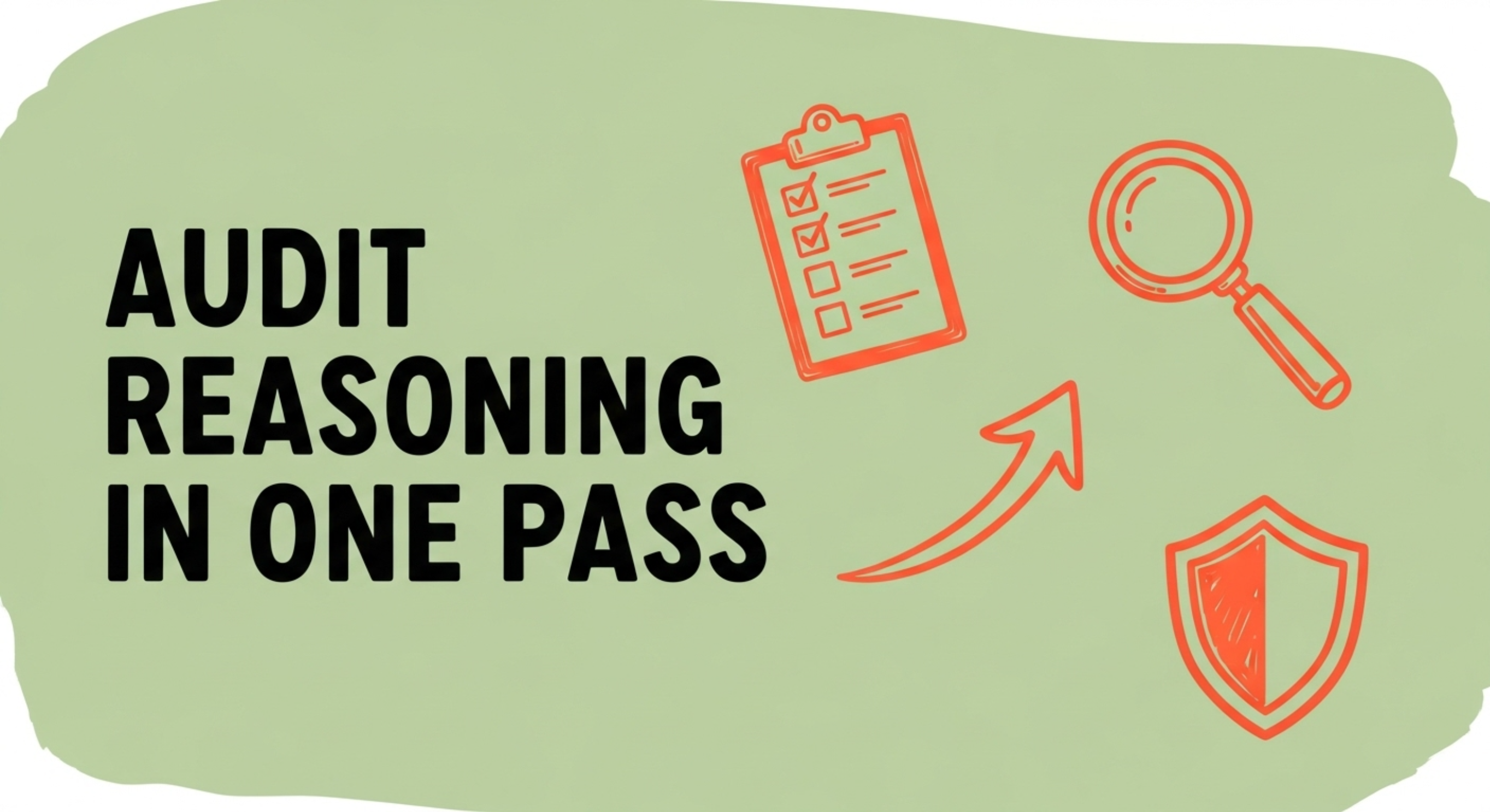 Audit reasoning in one pass preview